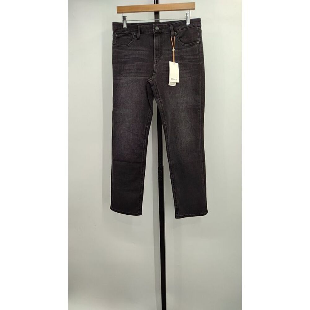 Quince Women's Dark Gray Ankle Jeans